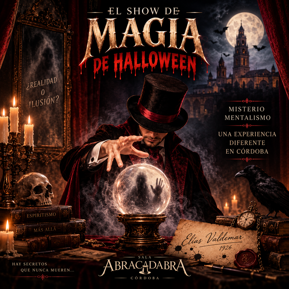 Viernes 31 de Octubre. 20:00h "LA ULTIMA FUNCIÓN DE ELIAS VALDEMAR”