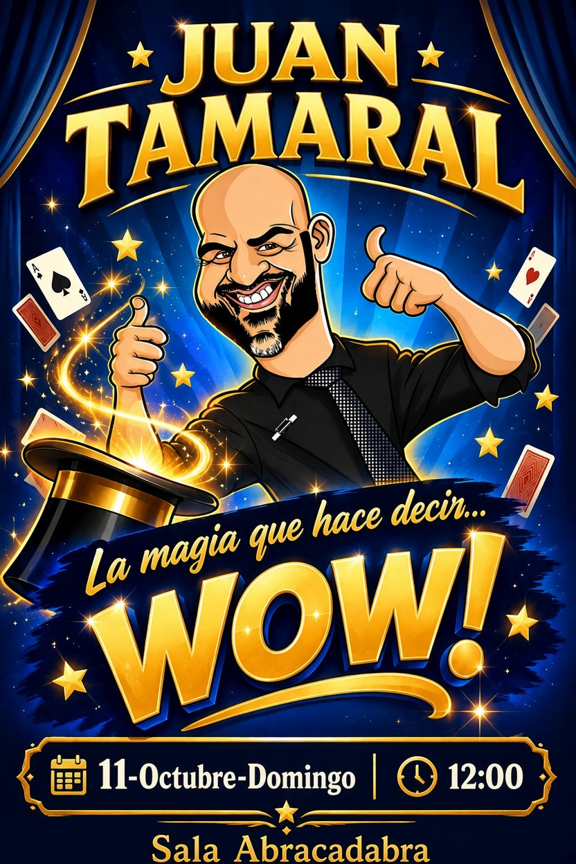 11 de Octubre. 12:00H. MAGIA FAMILIAR