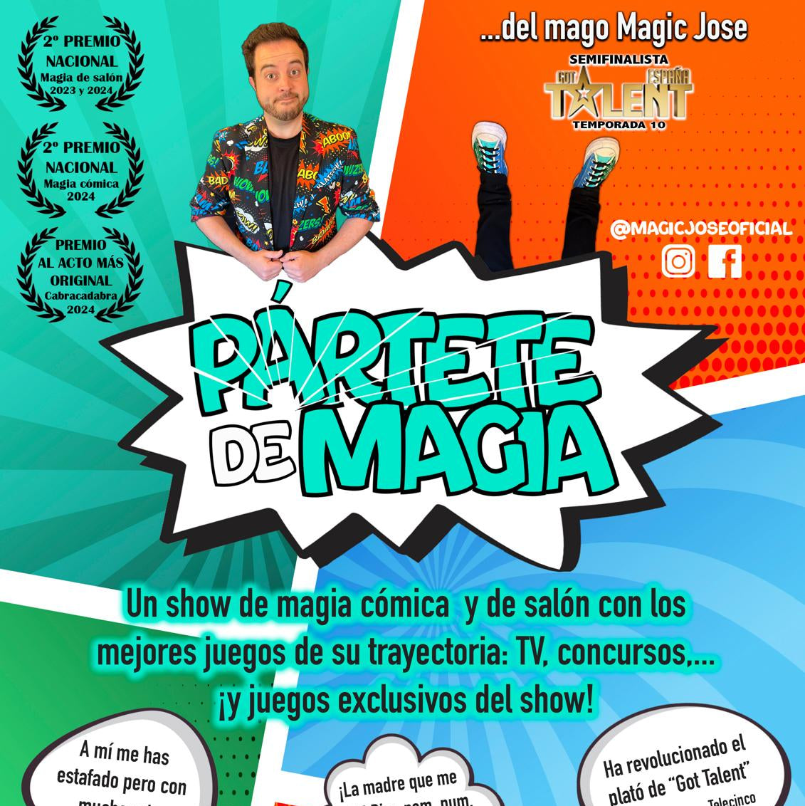 21 de Noviembre. MAGIA Y HUMOR MAGIC JOSE