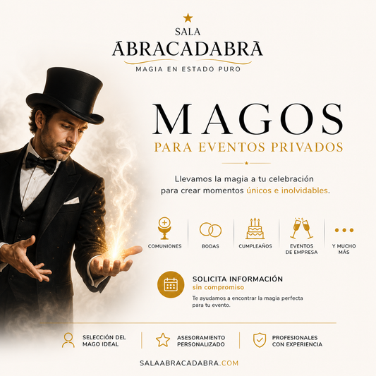 CONTRATACIÓN DE MAGOS PARA TUS EVENTOS PRIVADOS.