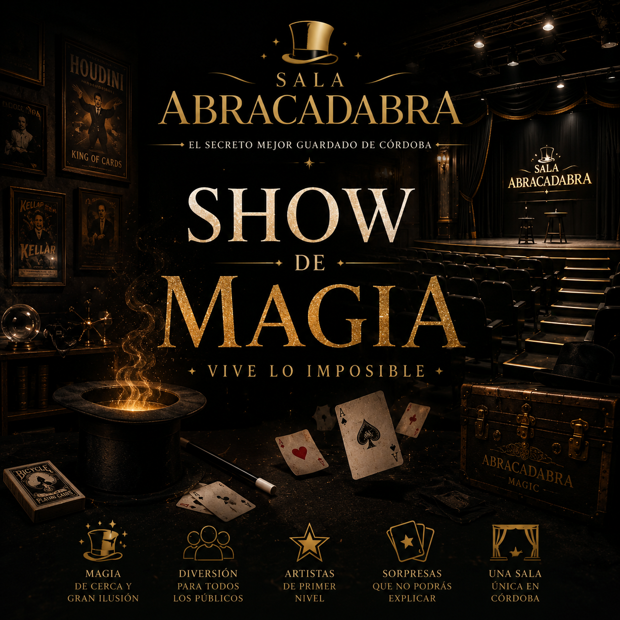 Viernes 25 de Septiembre.20:00H                   SHOW DE MAGIA