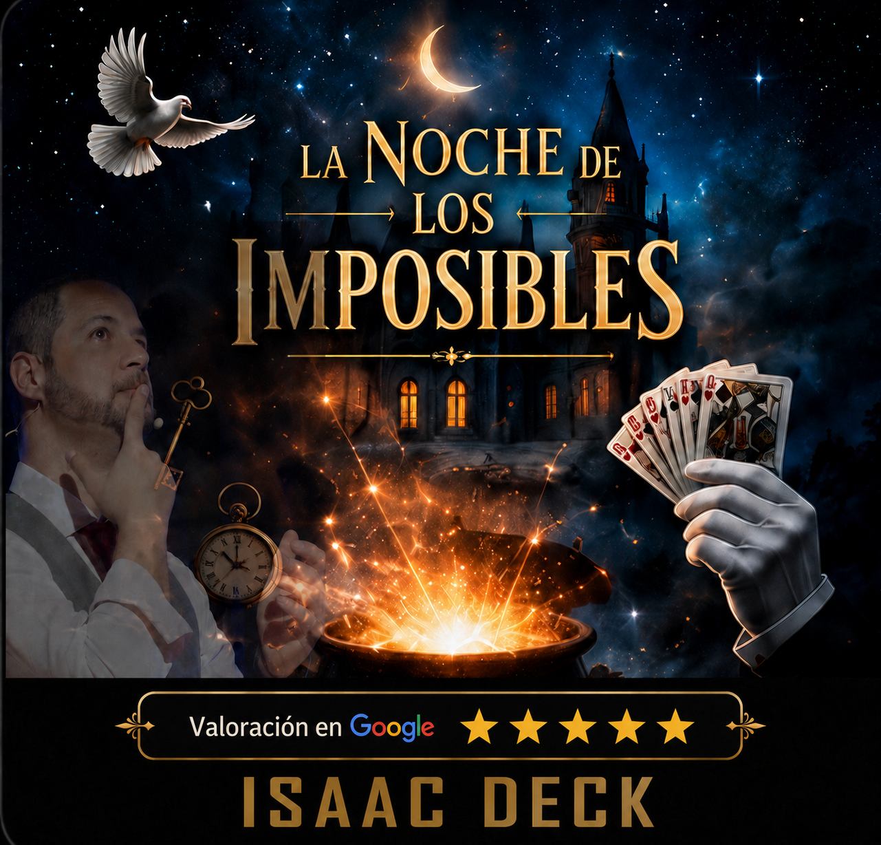 Sábado 26 Septiembre. 20:00h                   "LA NOCHE DE LOS IMPOSIBLES”.