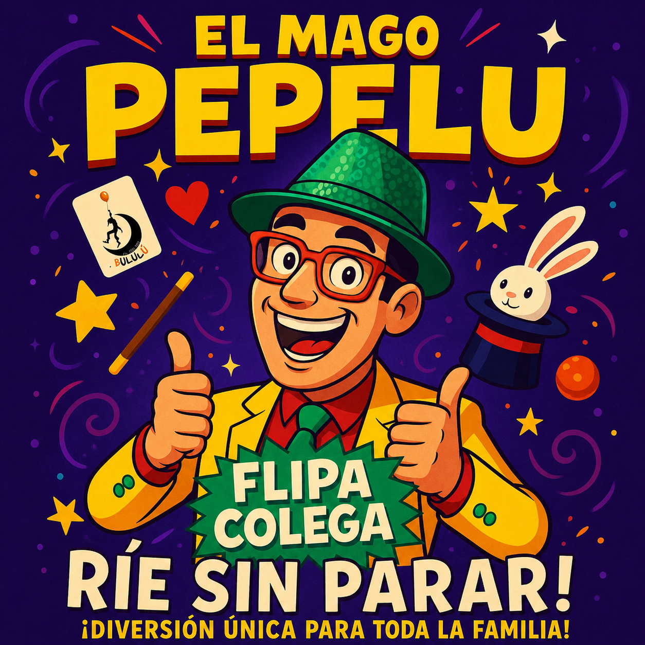 11 de Julio, 20:30h. MAGIA FAMILIAR CON PEPELU
